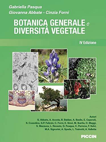 9788829929795 Botanica generale e diversità vegetale - Gabriella Pasqua,Giovann