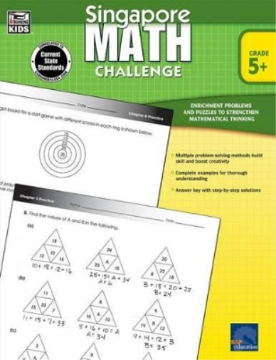 Singapore Math Challenge, Grades 5 - 8 (Tascabile) Singapore Math