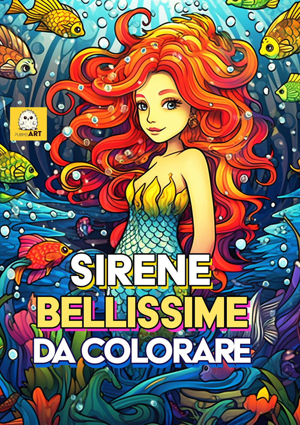 Sirene bellissime da colorare. Libro da colorare per bambini. Ediz. illust...