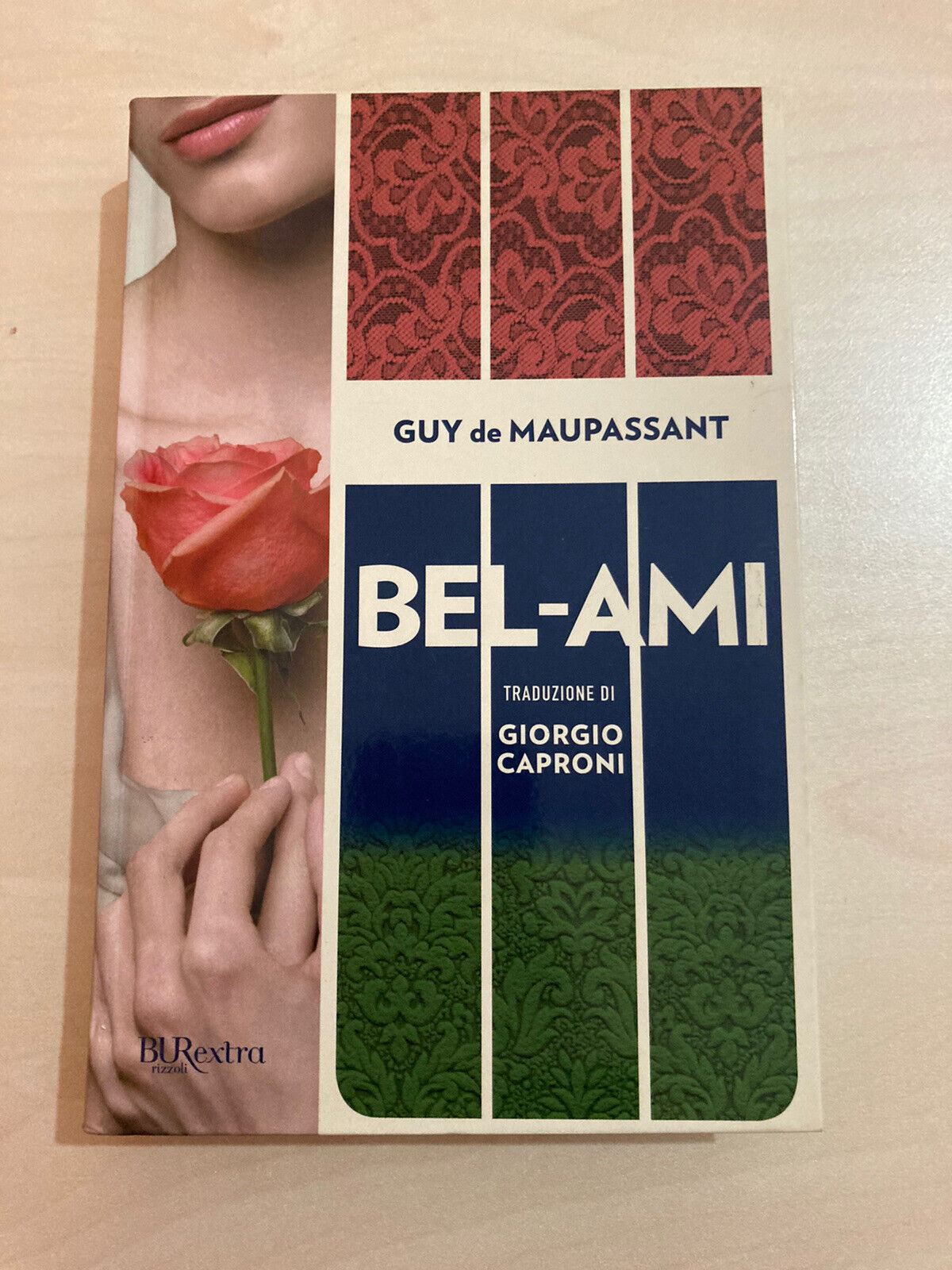 LIBRO BEL AMI DI GUY DE MAUPASSANT ROMANZO NARRATIVA FRANCESE BUR RIZZOLI