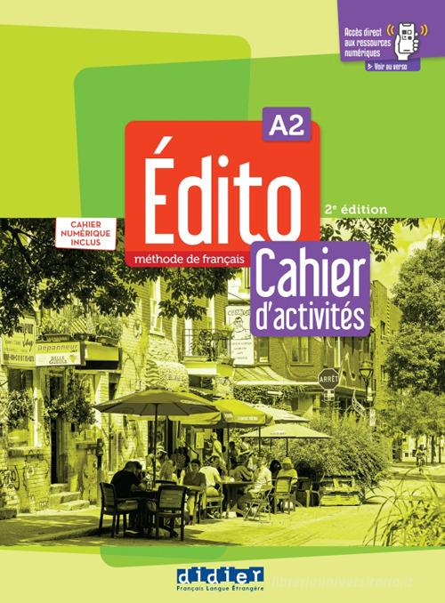 9782278104130 Edito. M'ethode de Francais. Cahier, Cahier num'er...nsione online