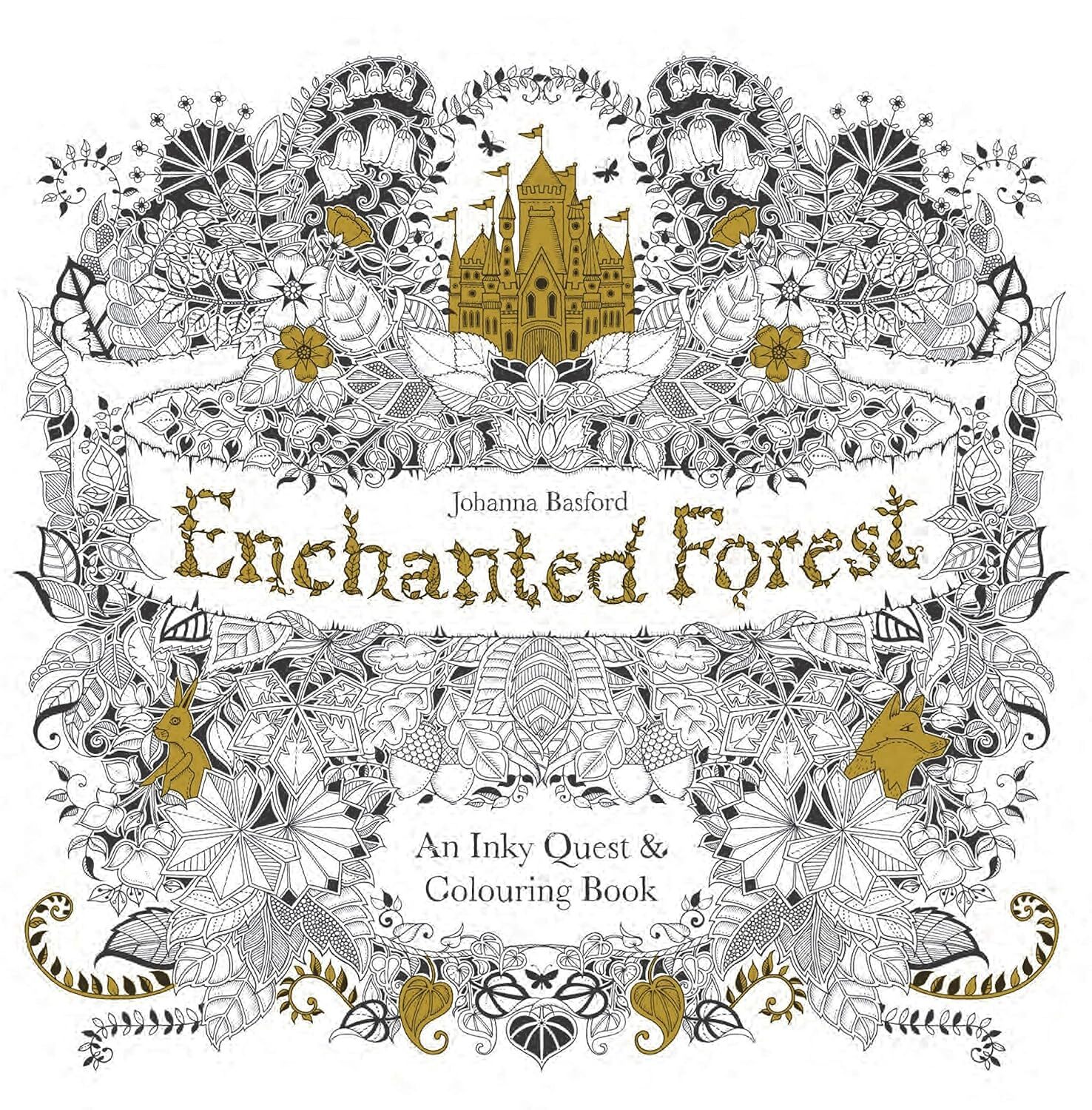 9781780674872 Enchanted Forest: An Inky Quest & Colouring Book: 1 - Basford Joha
