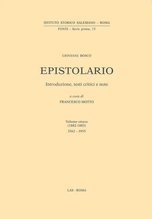 Epistolario. Vol. 8: 1882-1883 - [LAS]