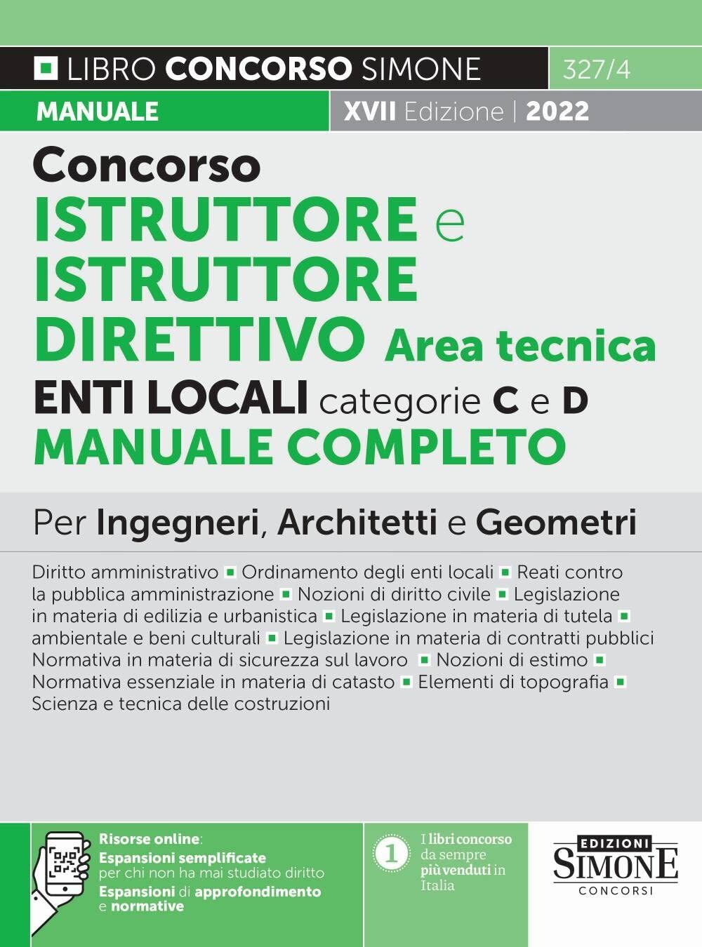 9788891431929 Istruttore e istruttore direttivo area tecnica Ent...nsione online