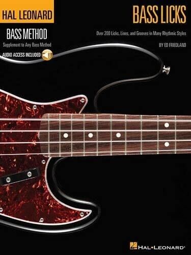 Ed Friedland Hal Leonard Bass Method - Bass Licks (Tascabile)