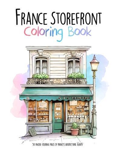 Manny Books Publishing France Storefront Coloring Book (Tascabile) Coloring Book