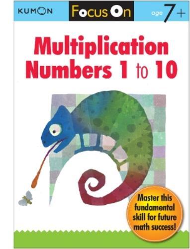 Focus On Multiplication: Numbers 1-10 (Tascabile)