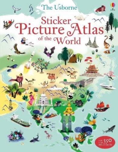 Sam Baer Sticker Picture Atlas of the World (Tascabile) Sticker Picture Atlas
