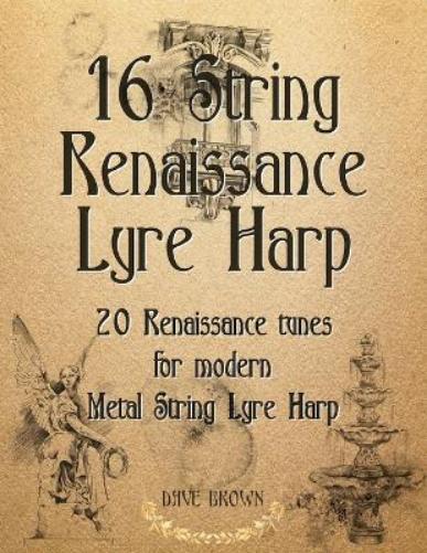 Dave Brown 16 String Renaissance Lyre Harp (Tascabile)