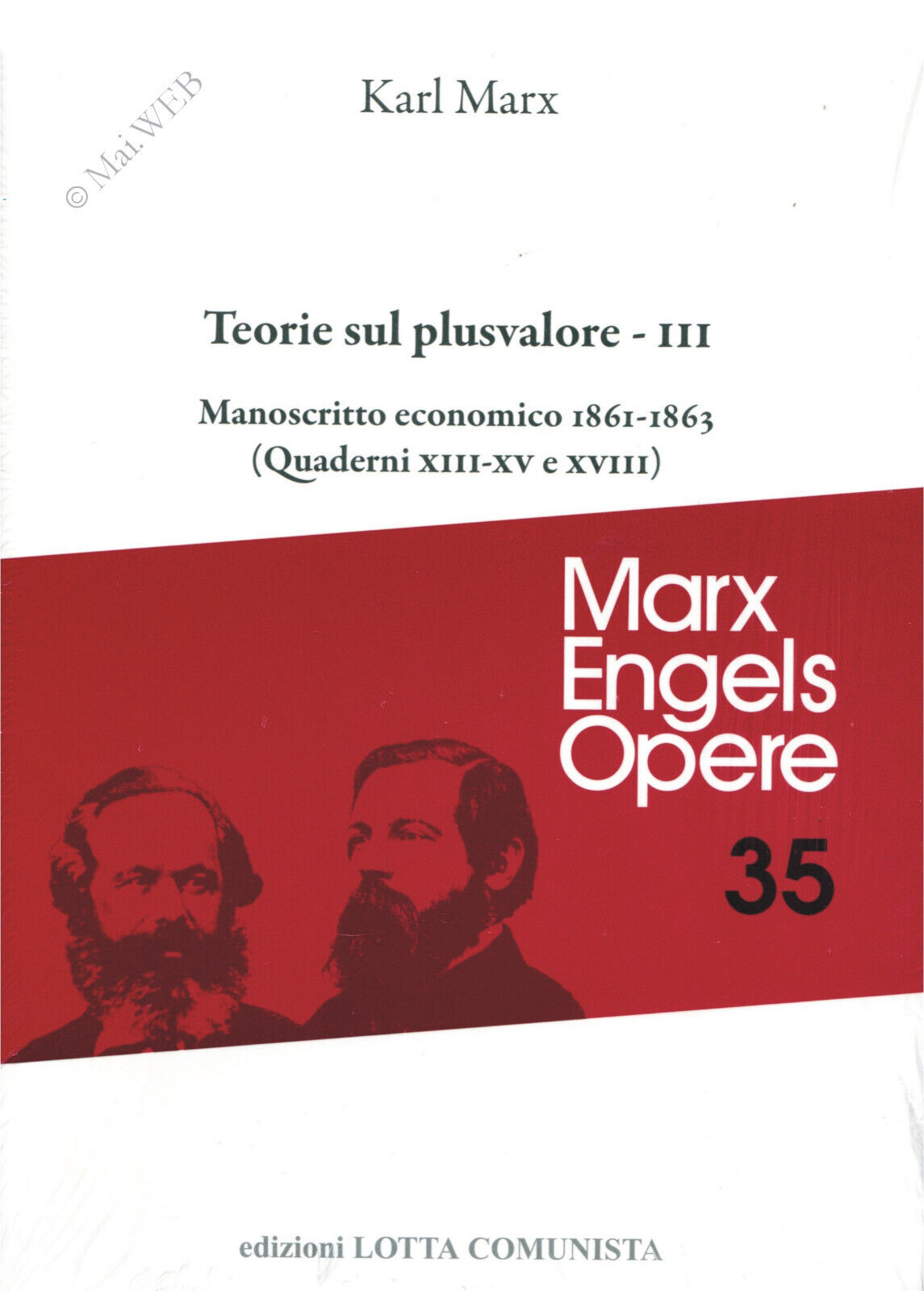 Marx Engels Opere complete Vol.35