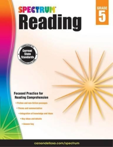 Spectrum Reading Workbook, Grade 5 (Tascabile) Spectrum