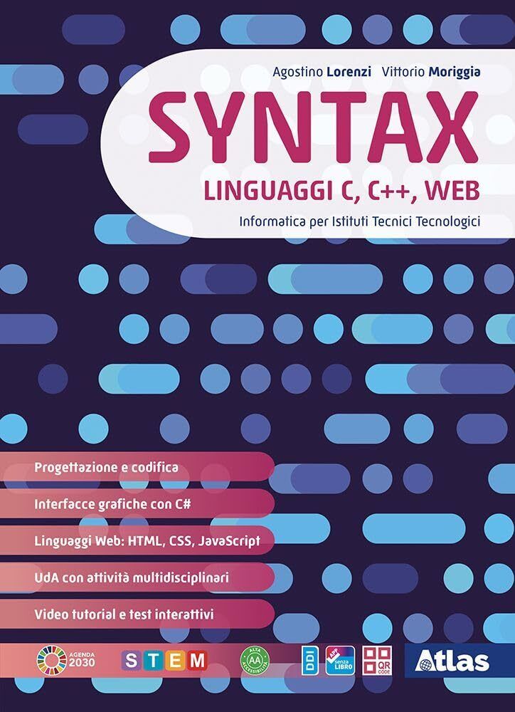 9788826824765 Syntax. Linguaggi C, C++, web. Per le Scuole super...nsione online