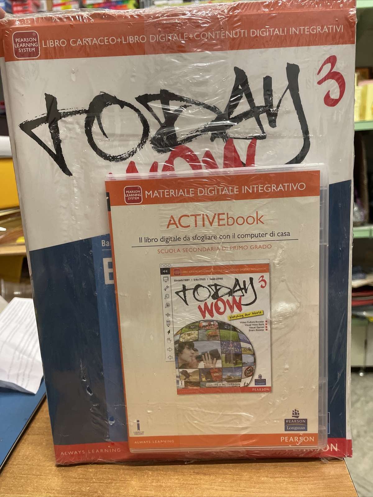 LIBRO DI TESTO INGLESE - TODAY WOW VOL 3  +  EXAM BOOSTER - NUOVO !!!