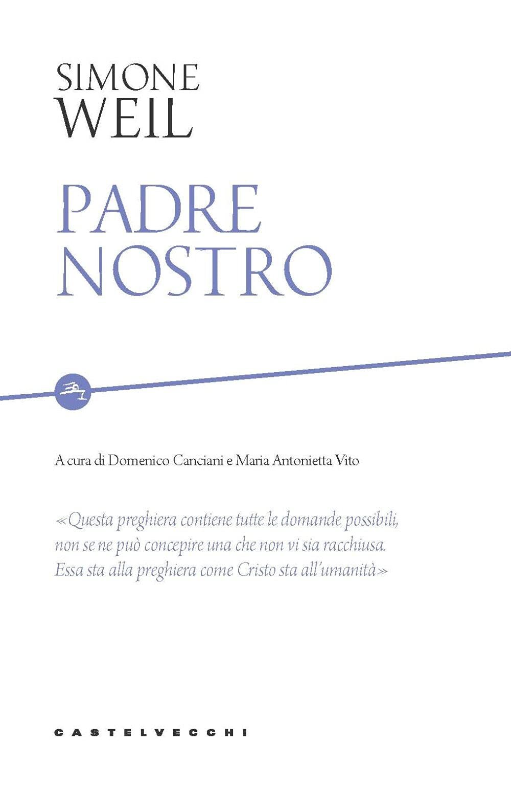 9788832905168 Padre nostro - Simone Weil