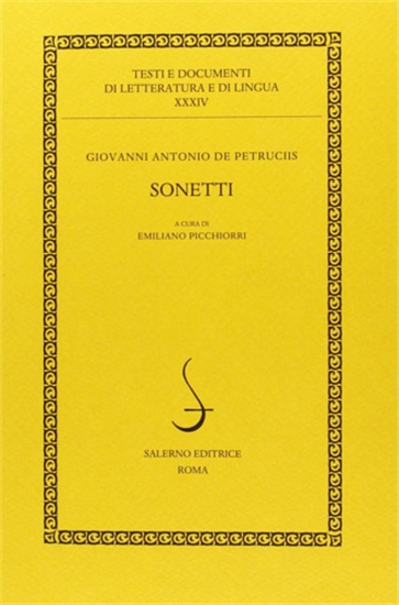 Petrucci,Giovanni Antonio. - Sonetti.