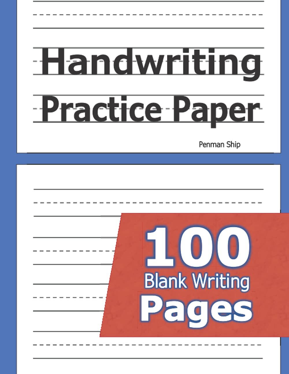 9781635785012 Handwriting Practice Paper: 100 Blank Writing Page...Write Letters
