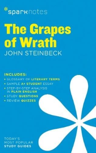 John Steinbeck SparkNo The Grapes of Wrath SparkNotes Literature Gu (Tascabile)