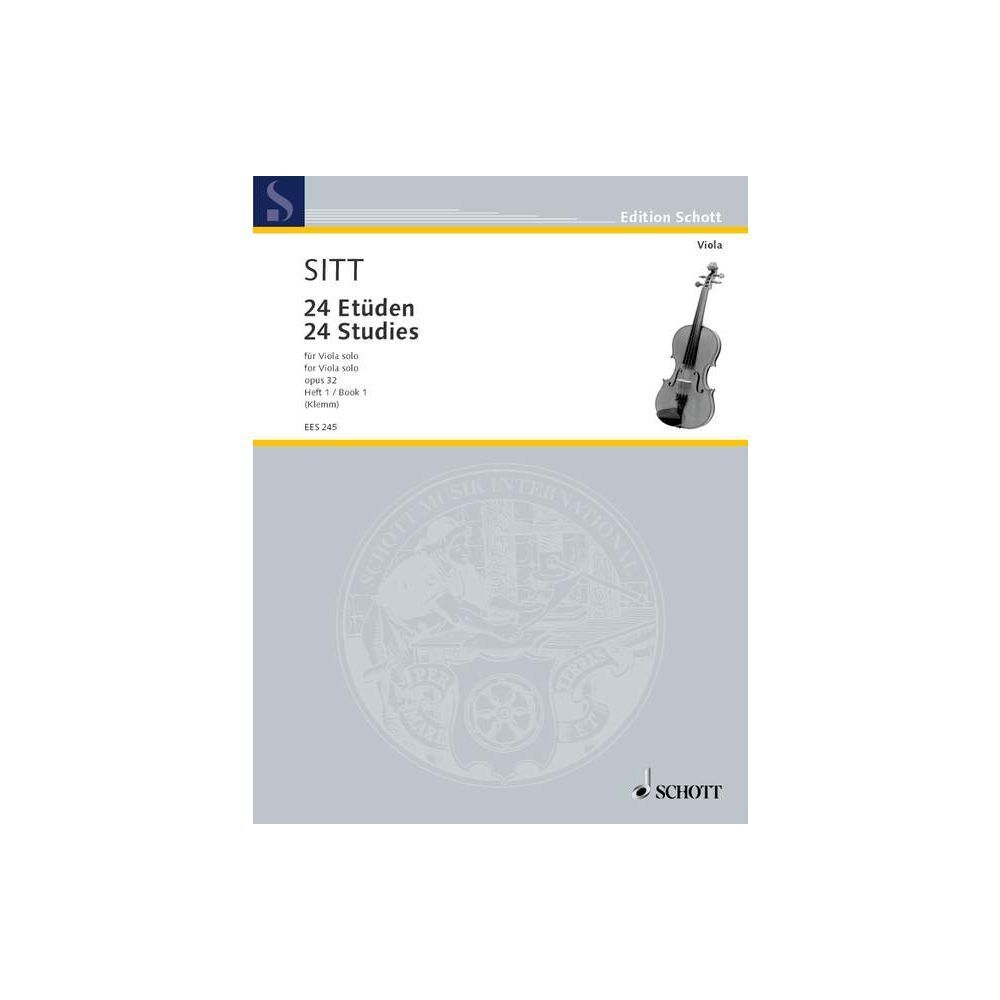 Hans Sitt - Studi (24) Op. 32 Vol. 1 – 2a e 3a posizione – viola