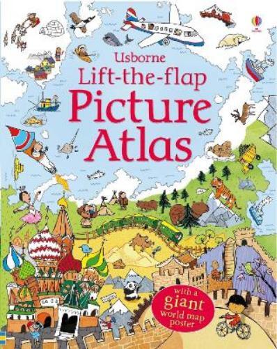 Alex Frith Lift-the-Flap Picture Atlas (Libro di cartone) See Inside