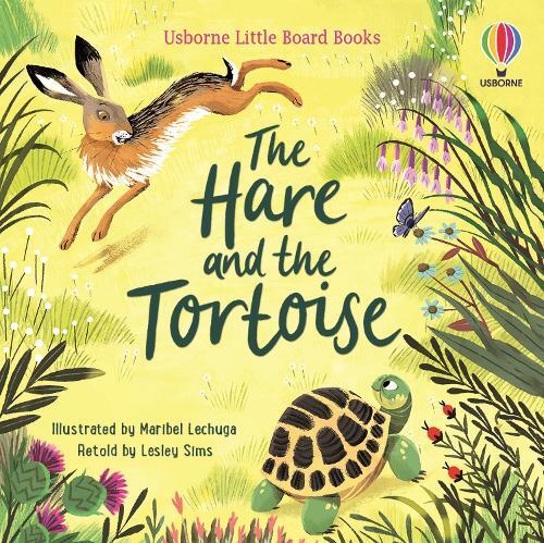 Lesley Sims The Hare and the Tortoise (Libro di cartone) Little Board Books
