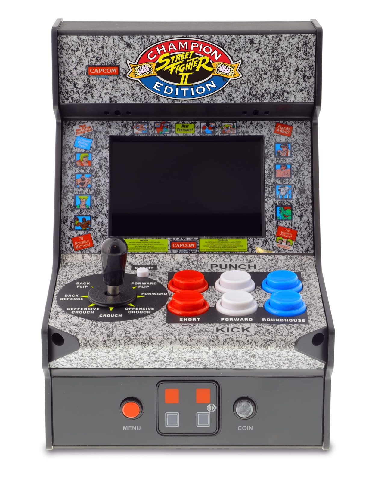 MY ARCADE `My Arcade - Street Fighter 2 Champion Edition Micro Player  ACC NUOVO