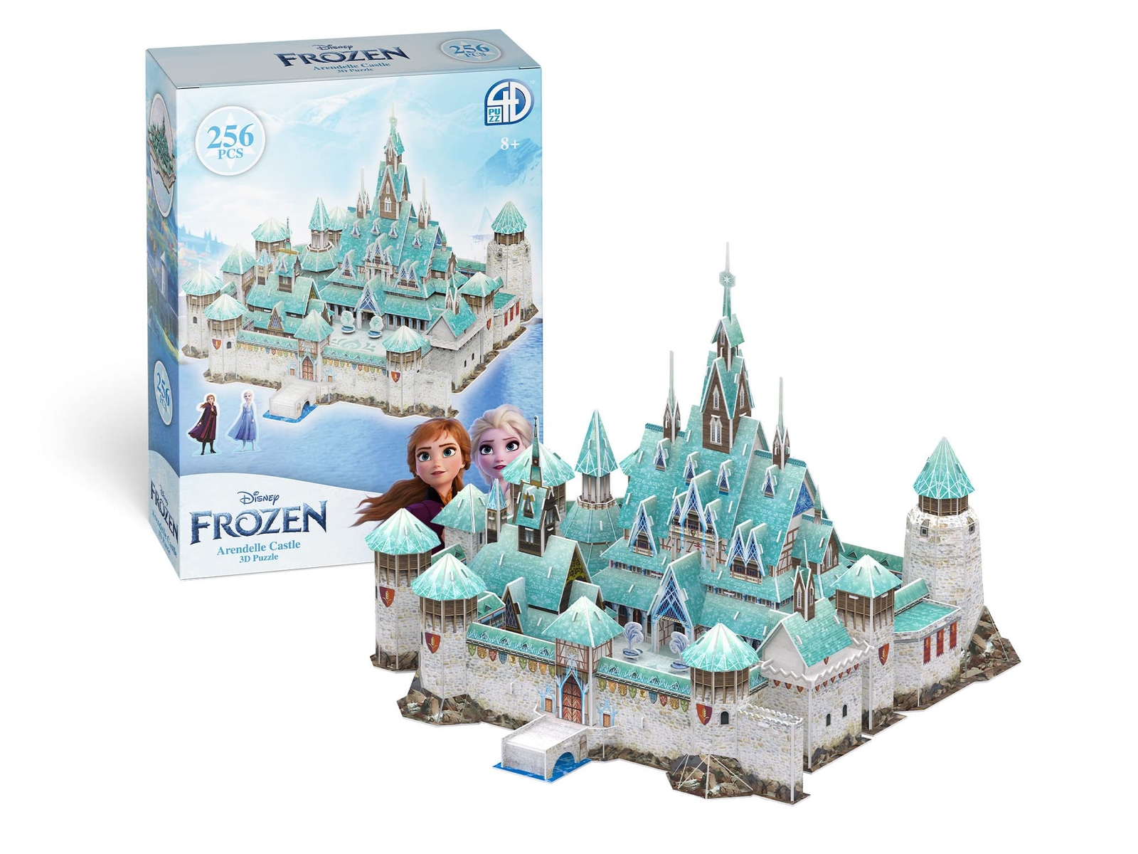 Die Eiskonigin II 3D Puzzle Schloss Arendelle ACC NUOVO