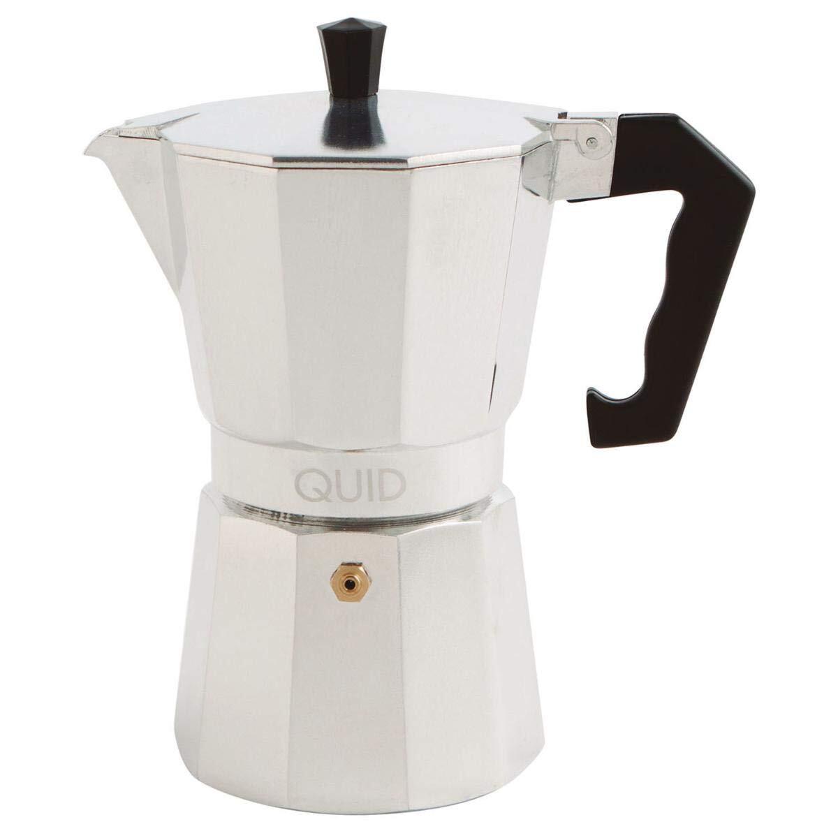 Italian Coffee Pot Quid Cesena Aluminium NUOVO