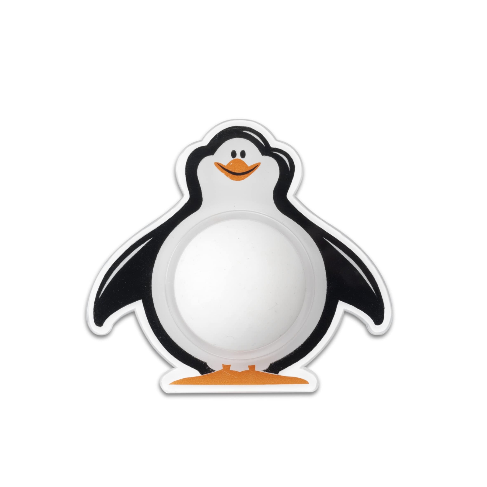 Doorstop Inofix Doors Penguin Adhesive White/Black Pvc NUOVO