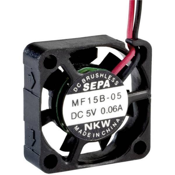 Sepa mf15b05 ventola assiale 5 v/dc 0.7 m/h l x a 15 4.5 mm