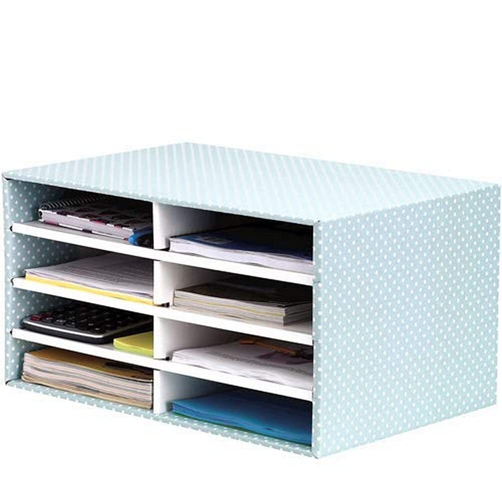 BankersBox Schreibtisch Organizer A4 8 Facher grun NUOVO