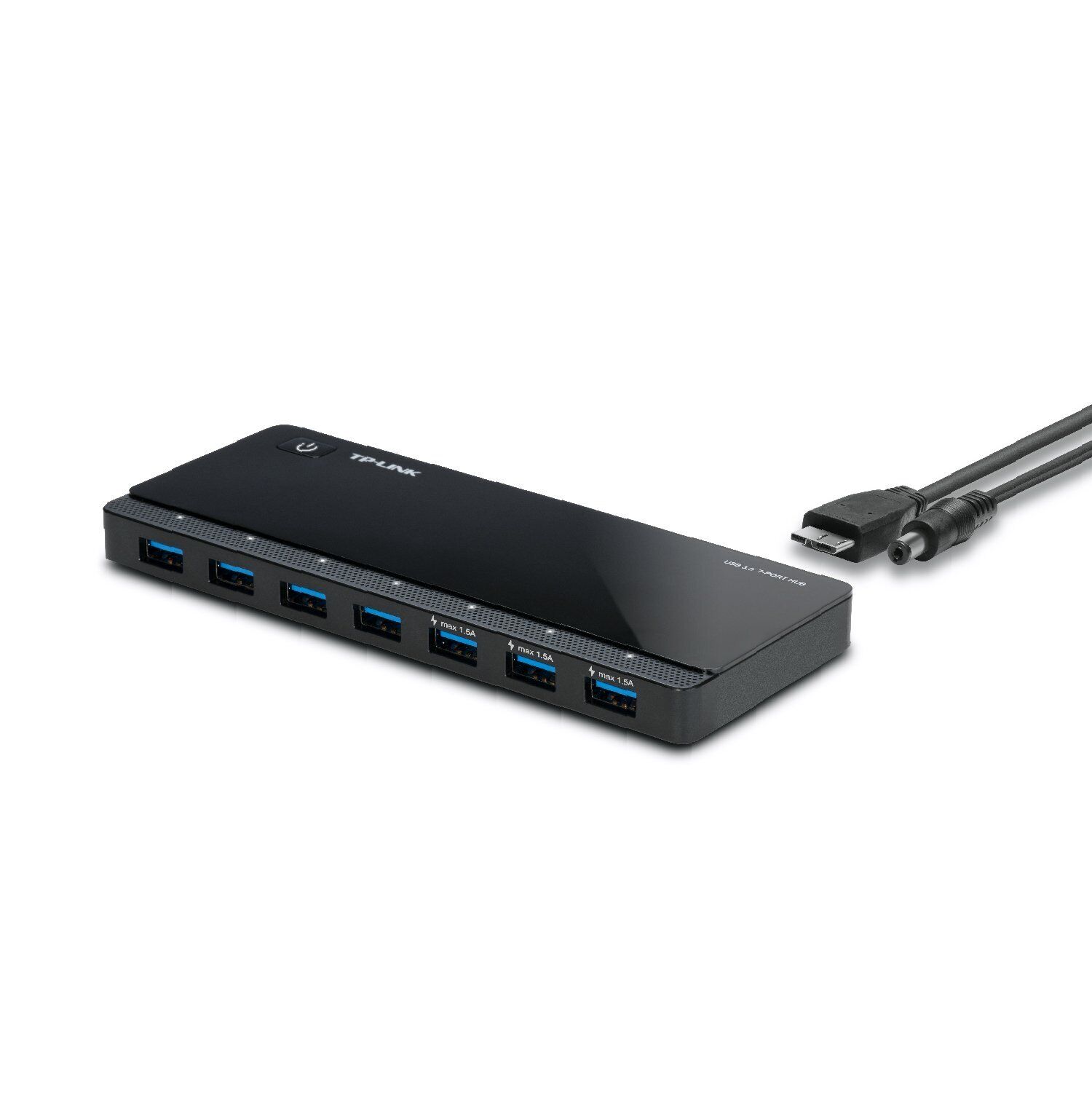TP Link TP-Link 7 Port USB 3.0 Hub with UK Power Adapter NUOVO
