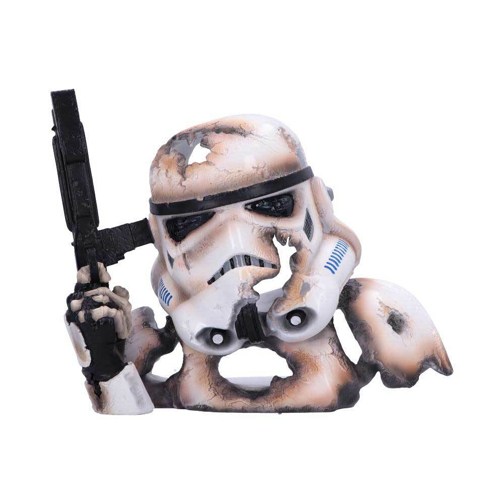 Original Stormtrooper Stormtrooper In Battle Blasted Bust 23.5Cm NUOVO