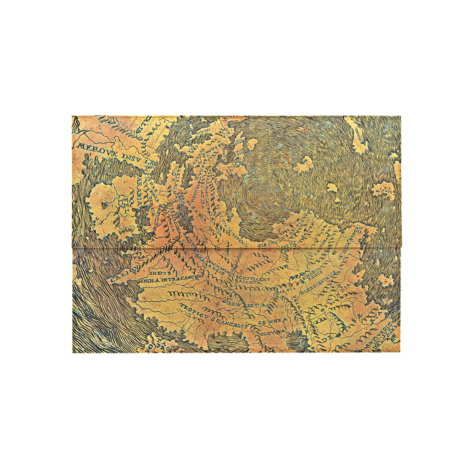 Paperblanks Hunt-Lenox Globe Document Folder (Wrap Closure) NUOVO