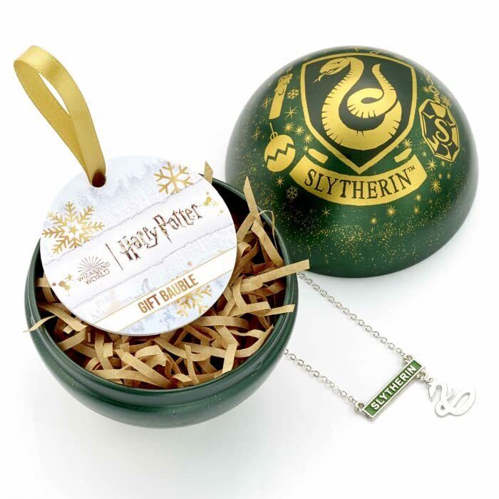 Harry Potter - Harry Potter Slytherin Bauble With House Necklace (M... NUOVO