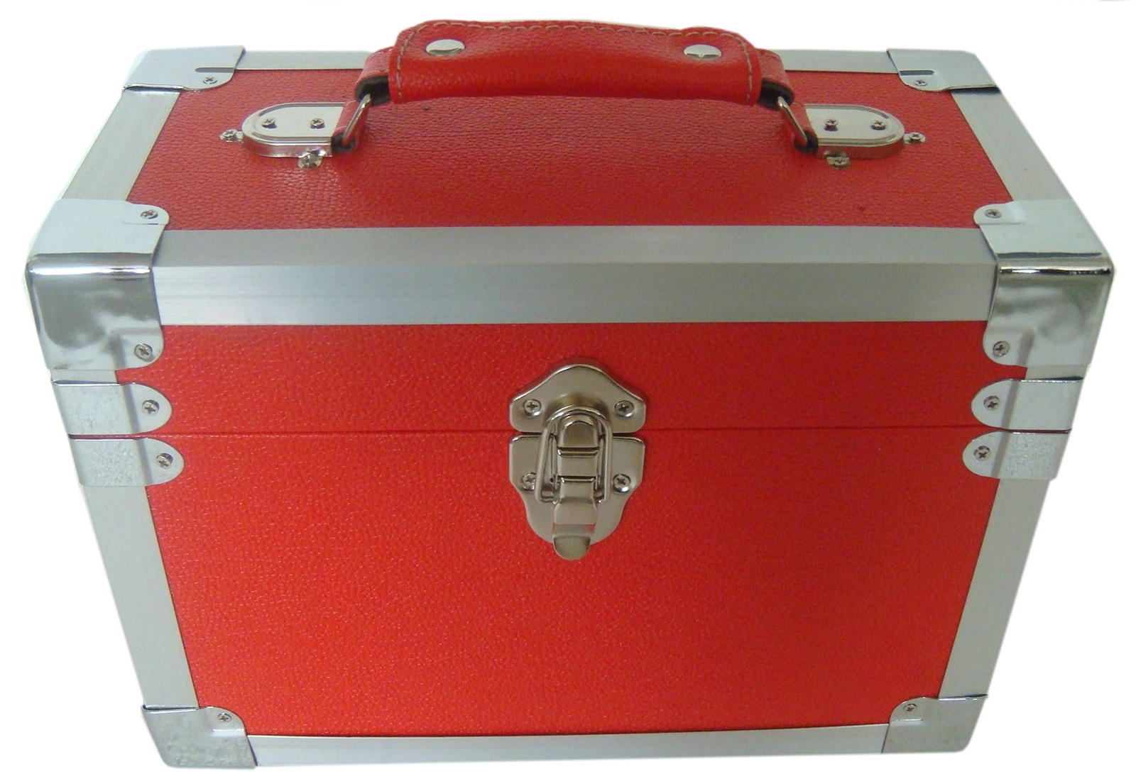 CREAM CLOTH Lp Record Storage Carry Case Cream Fabric NUOVO