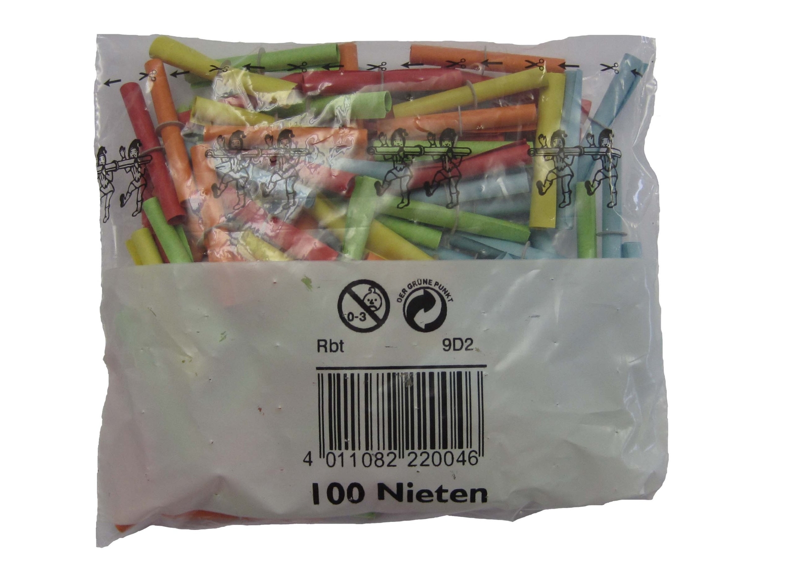 WOLF & APPENZELLER `Nieten Bunt Gemischt, 100 St.` ACC NUOVO