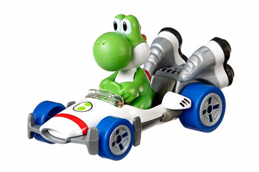 Toys Nintendo: Mario Kart Yoshi Veicolo Hot Wheels Toy NUOVO