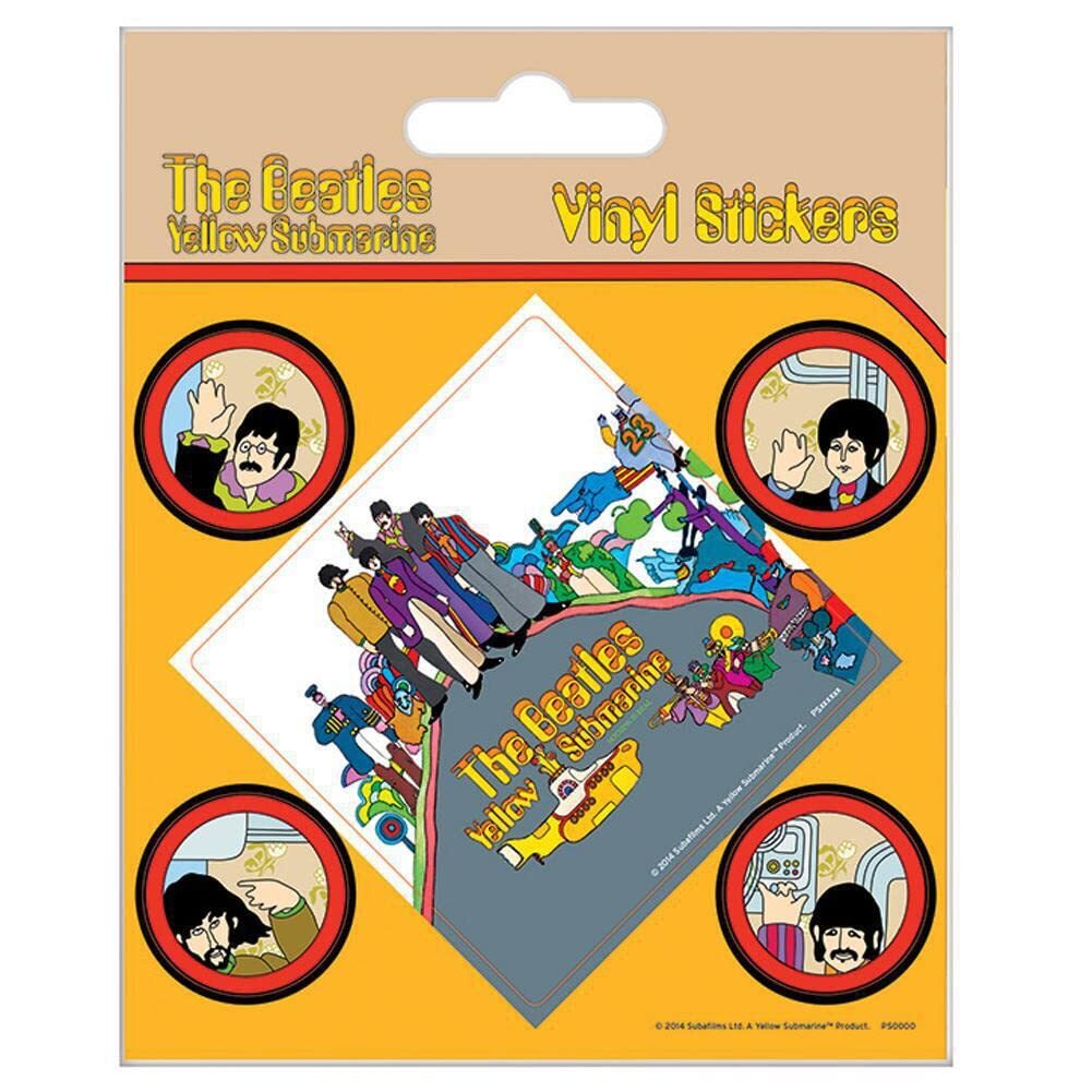 The Beatles (Yellow Submarine) STICKERS NUOVO