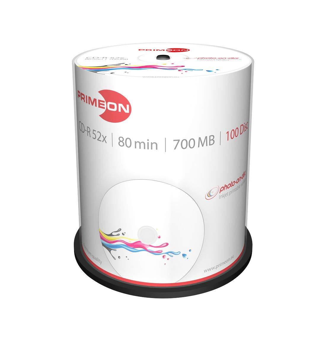 PRIMEON CD-R bedruckbar 100er NUOVO