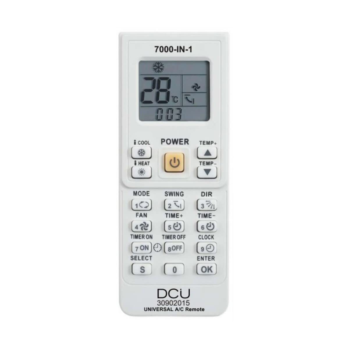 Universal Remote Control Dcu 30902015 NUOVO