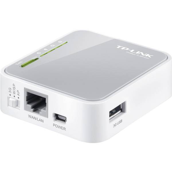 Router wlan tp-link tl-mr3020 2.4 ghz 150 mbit/s