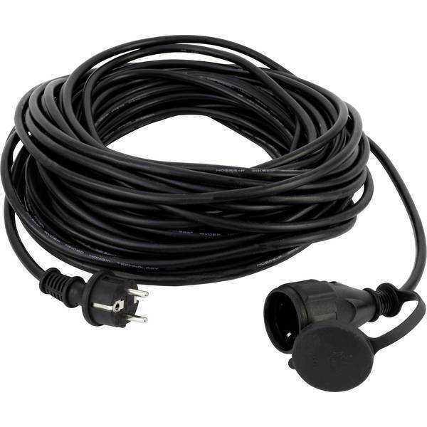 Rev 0065259 corrente prolunga 16 a nero 25 m