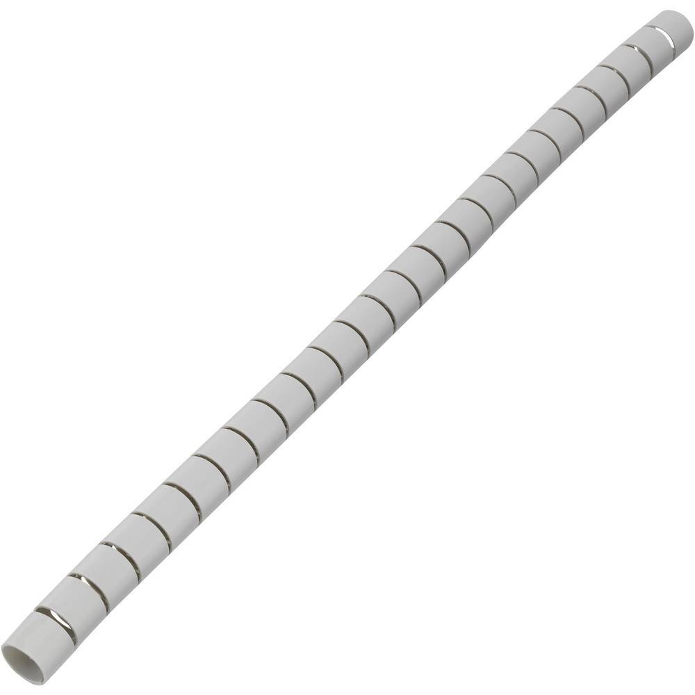 TRU COMPONENTS 1593187 TC-MX-KLT25GY203 Guaina spiralata 25 mm (max) Grigio 5 m