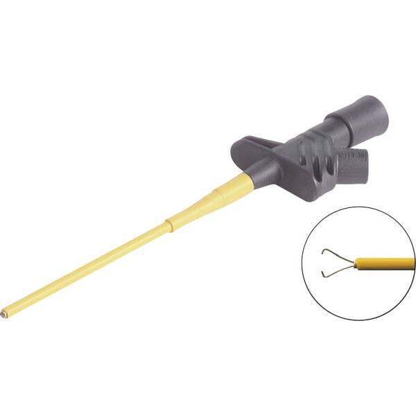 Morsetto a clip/coccodrillo isolato connettore 4 mm cat ii nero sks hirschmann