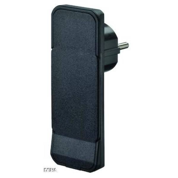 Bachmann 933.001 spina di sicurezza plastica 250 v nero ip20
