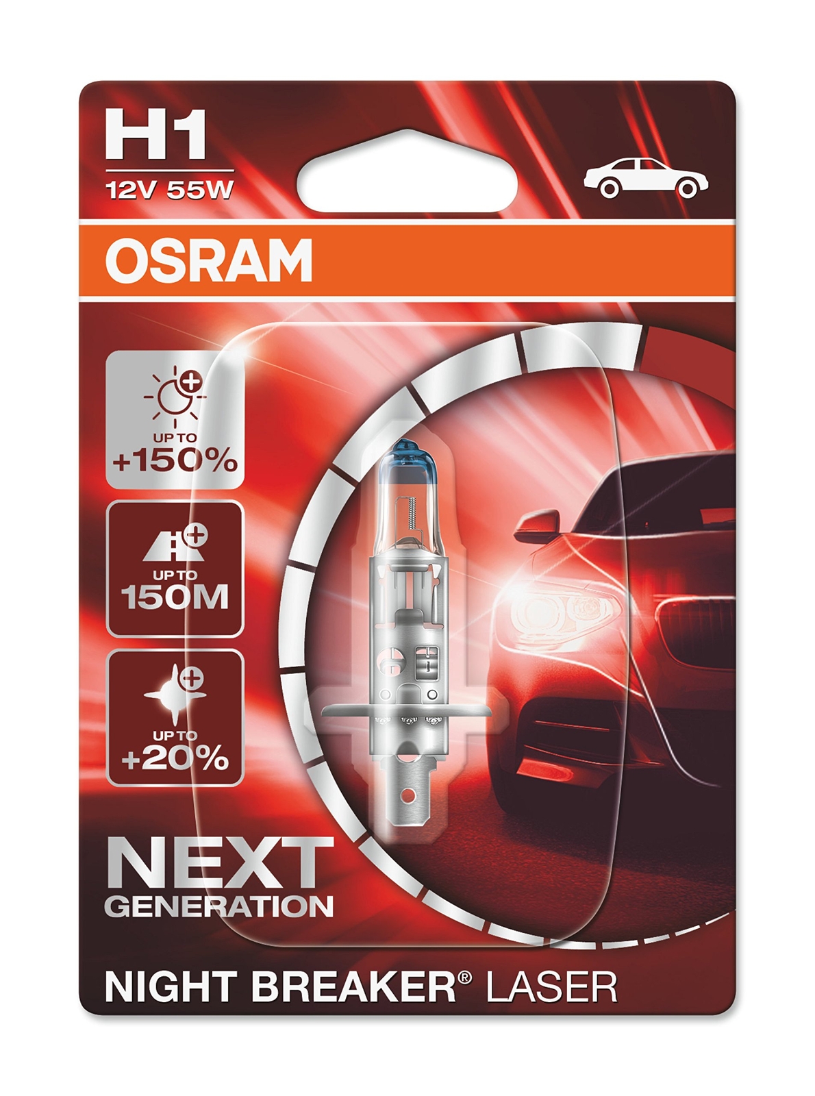 Car Bulb Osram 64150Nl-01B H1 12V 55W NUOVO