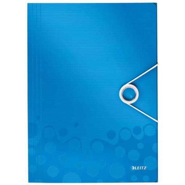 Leitz cartella a 3 lembi wow 4599 4599-00-36 din a4 blu 1 pz