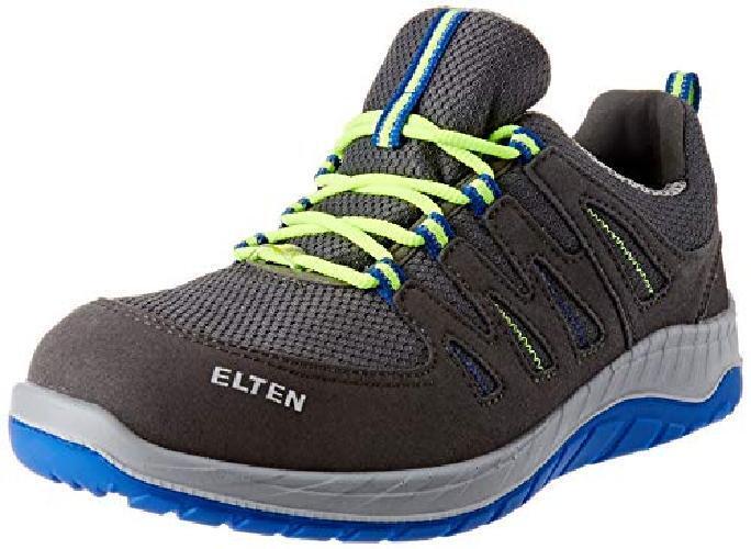 ELTEN Maddox Grey-Blue Low ESD S1P, Scarpe Antinfortunistiche Unisex-Adulto, Gri