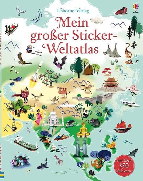 Mein groBer Sticker-Weltatlas ACC NUOVO