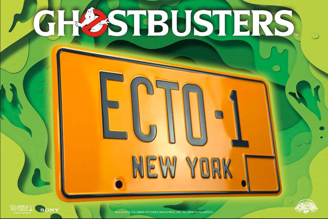 Merchandising Ghostbusters: Doctor Collector - Ecto-1 Licence Plate